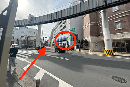 大船駅からの道のり